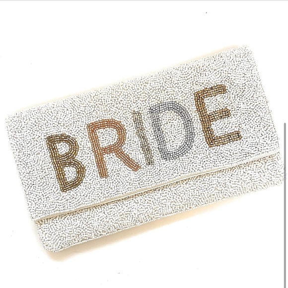 COPY - BRIDE Breaded Purse White - Picture 2 of 6
